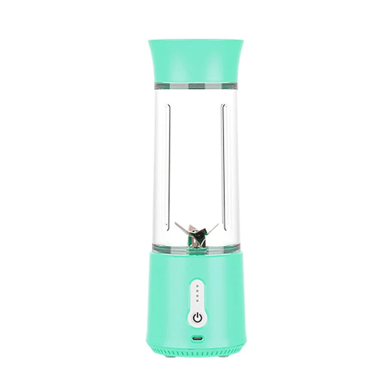 Hot Selling 4000mAh Mini Portable USB Rechargeable Home Appliance 500ml Blender Juicer Bottle for Smoothies Waterproof for Car