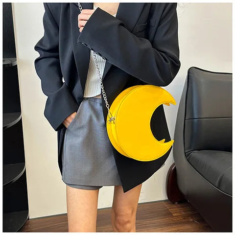 Customizable Ladies' Shoulder-Handheld ITA Bags with Chain Decoration Polyester Lining Zip Closure-Different Shape Designs