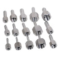 Stainless Steel Pipe Fittings 304 BSP Female Thread X Barb Hose Tail Reducer Barb Joint Coupling Connector