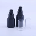 Factory Direct Cylindrical Glass Cosmetic Container 20ML 40ML Thick Bottom Serum Pump Bottle with Face Cream Glass Jars