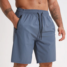 High Elastic Mens Running Shorts Nylon Workou Jogger Sweat Shorts for Men Gym Outdoor Sports Shorts