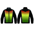 Custom Lightweight Zipper-Up Windproof Hiking Jackets Thin Team Sports Football Warm-up Jackets with Low MOQ
