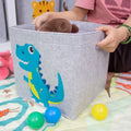 Hot Sell Felt Foldable Laundry Bags Dirty Clothes Basket Kids Toys Dolls Storage Basket Organizer for Toys