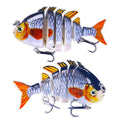 8cm/15g Bass Wobbler Artificial Lifelike Muti-Segment Swim Bait Saltwater Multi Jointed Segmented Swimbait Fishing Lure
