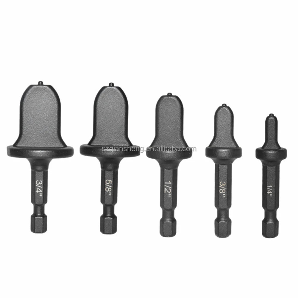 5Pcs Imperial Tube Pipe Expander Drill Bits for Air Conditioner Conditioning Swaging Tool
