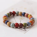 JC Crystal High Quality Multi Shape Ceramic Beads Colorful Elastic Charms Bracelet Porcelain Beads Fashion Bracelet for Women