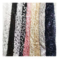 New Shiny Brocade Reinforced Mesh Bottom Sequin Tulle Positioning Branch Embroidery Embroidered Piece Skirt Fabric Wedding Warp