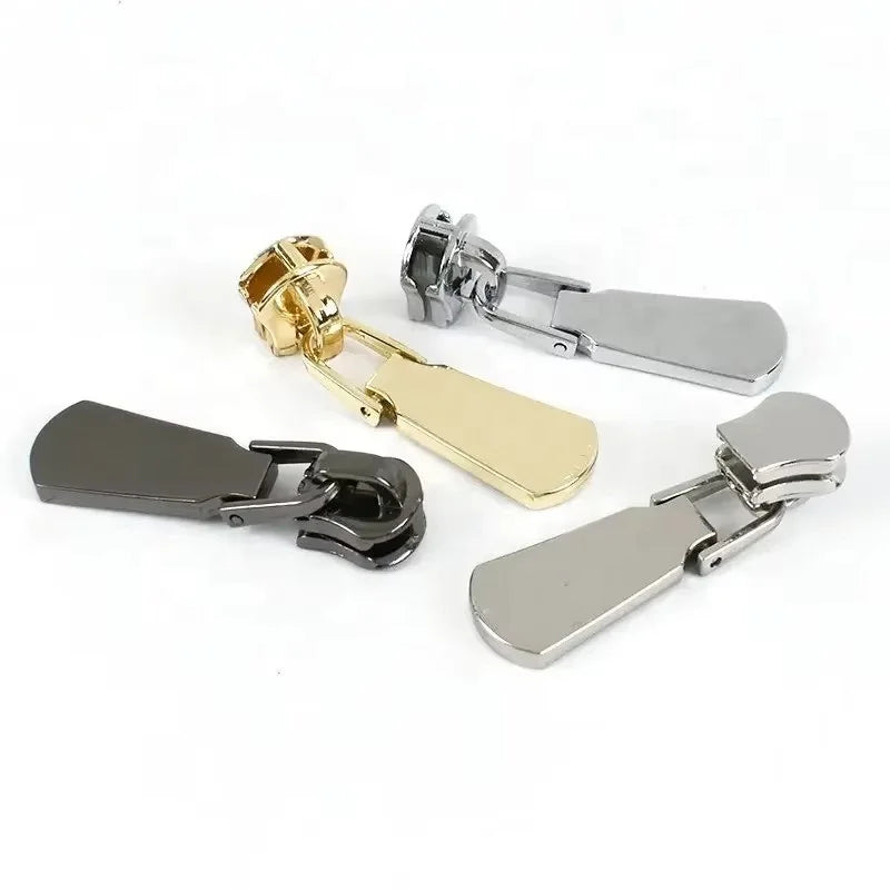 Meetee KY699 5# Luggage Sewing Zipper Accessories Jacket Garment Replacement Zip Repair Alloy Zipper Puller Head