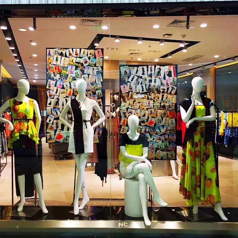 Display Dummy Mannequins Female  for Sale Full Body Abstract From MDF Mannequin Manufacturer MDF2013