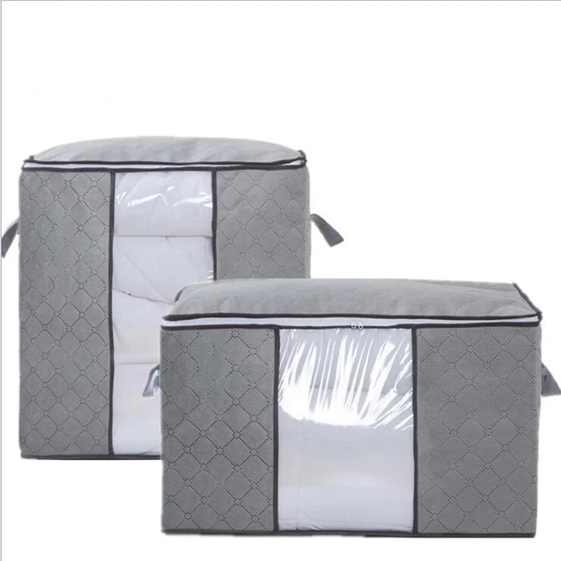Clothing Thickennon Woven Storage Boxes Bins Quilt Luggage Bag Armazenamento E Organizao Domstica for Moving Packing Bag