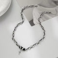 Hip Hop Style Niche Design Twining Fold Wear Plankton Handsome With High Street Collarbone Chain Men and Women Fashion Pendant