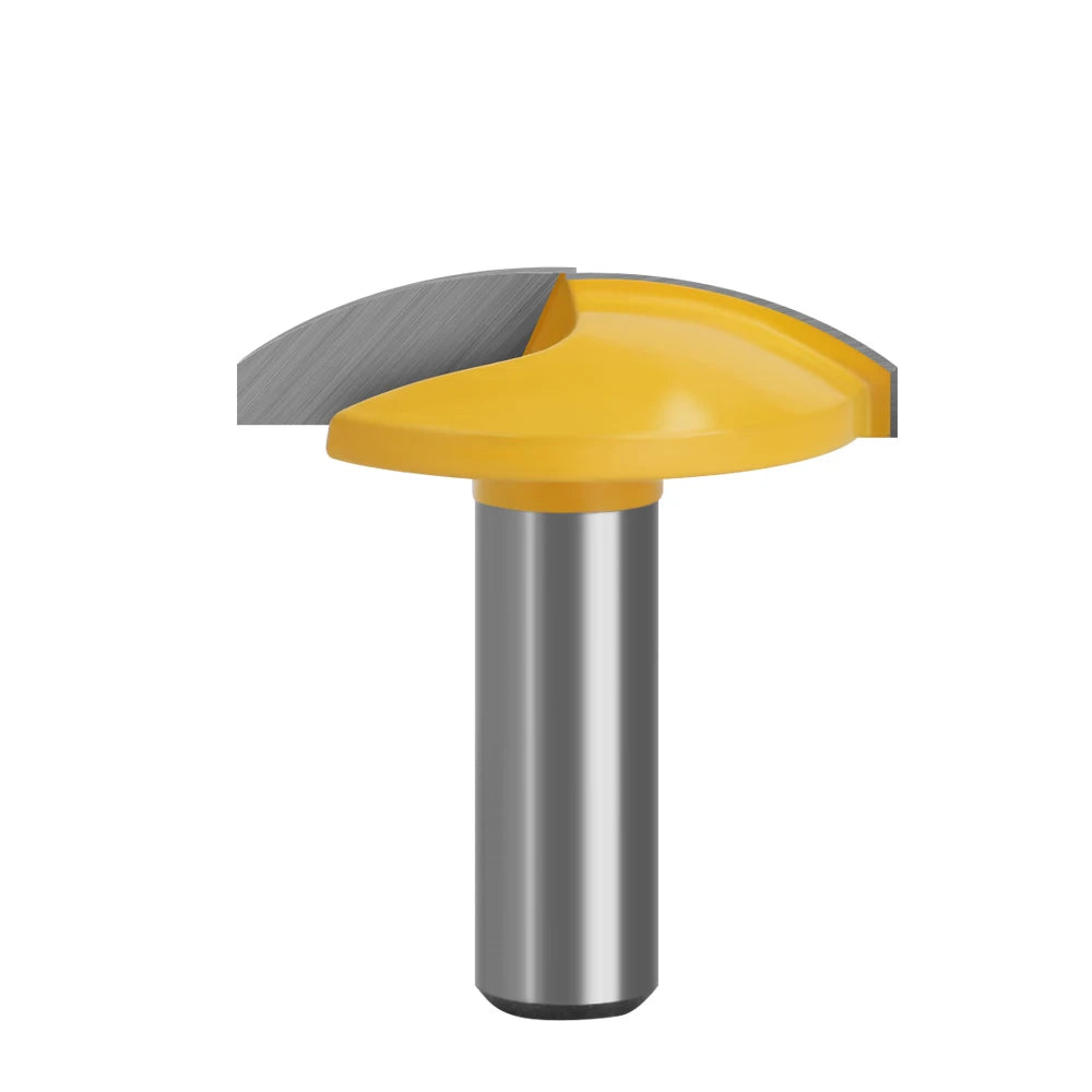 LAVIE 1pc12mm 1/2" Shank 1-3/4" Wide Small Bowl Router Bit 1.65" Radius Concave Radius Milling Cutter Wood Work Crown-C MC03037
