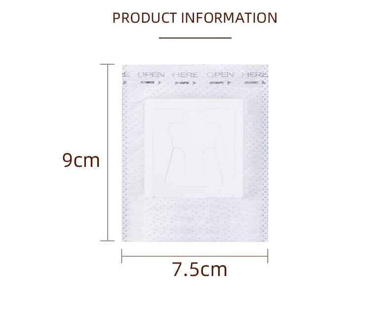 Hanging Ear Drip Coffee Filter Bag Single Serve Disposable Food Grade Moisture Proof Gravure Printed