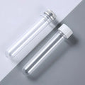 40ml Clear PET Plastic Test Tubes Candy Storage Containers with Aluminum/Plastic Lids Reusable Cosmetic & Snack Packaging