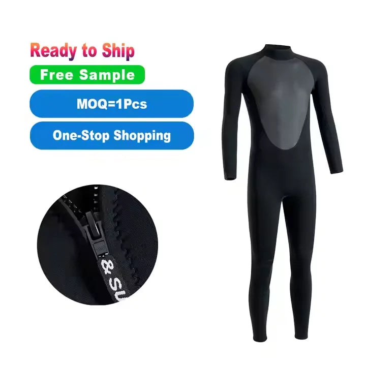 Winter Swimming Snorkeling and Surfing Essential: 3/5mm Spot Patterned One-piece Diving Suit with Warmth and Sun Protection