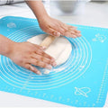 2024 Silicone Kneading Dough Pad Baking Mat Kitchen Baking Tool Pastry Flour Rolling Dough Pad Kitchen Cooking Cake Pastry