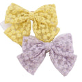 New Design Daisy Lace Luxury Custom Flower Elegant Bowknot Casual Sweet Fashion Simple Bow Clips