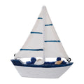 Wooden Sailboat Boat Mediterranean Ecofriendly Wood Nautical Model Home Decor Creative Desktop Craft Photo Props Children's Gift