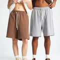 Manufacturer OEM Streetwear Summer Sports Oversized  Short Pants Custom Casual Wash Heavy Weight Sweat Pants Men Baggy Shorts