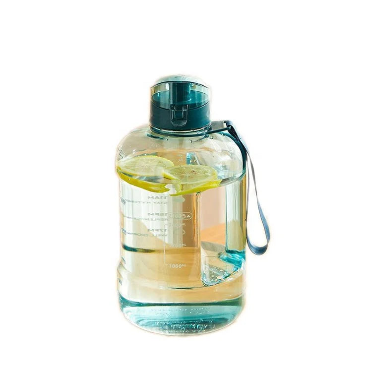 1.5l 2.3l Food Grade Portable Sports Kettle with Handle High Temperature Resistant Fitness Travel Water Bottle