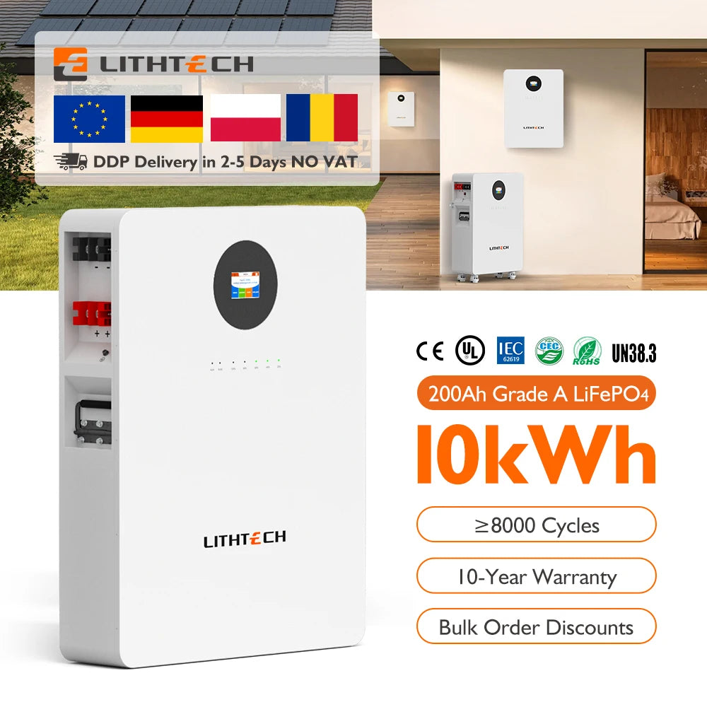 51.2v 200ah Home Energy Storage Rechargeable 10kwh 15kwh 20kwh 30kwh Lifepo4 Lithium Battery 10kwh Lithium Ion Battery