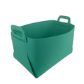 Colorful Eco-friendly Fashionable Foldable Felt Storage Basket with Handle 100% Polyester Fabric 14x12x10Inch