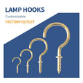 X0909 TS-K298 Iron Picture Frame Plant Lamp Light Eyescrew Eye Screw Clasp Hanger Close O Ring Hook Frame Accessories