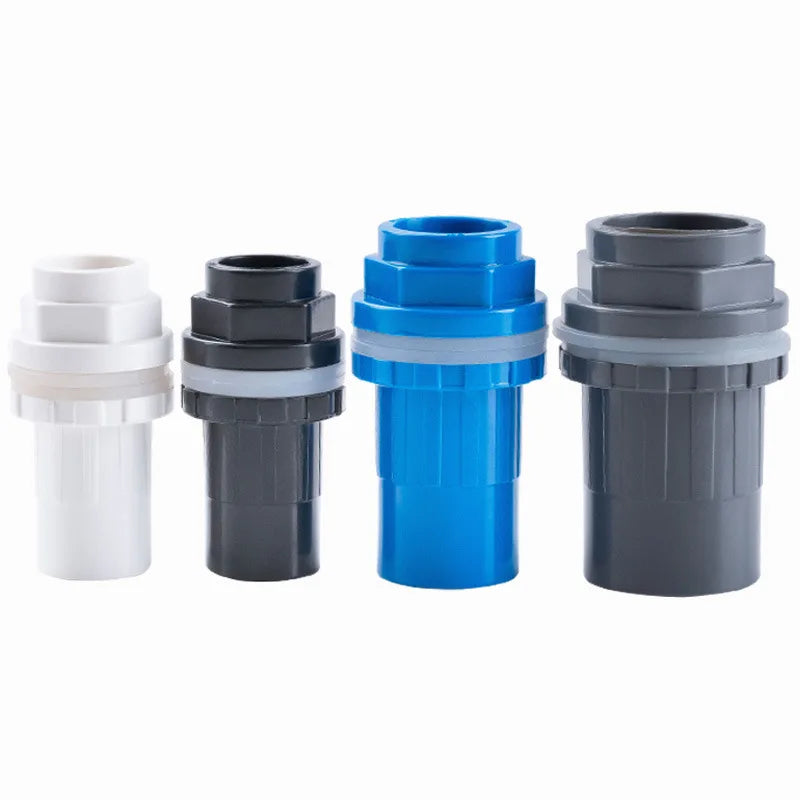 20-50mm Aquarium Accessories Drainage Pvc Pipe Joint 2 Way Pipe Connector Plastic for Home Garden Diy Aquarium Fish tank MegaBDM