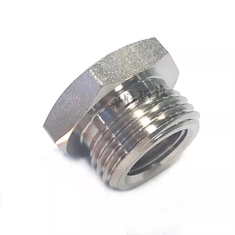 Oxygen Sensor Conversion Screw M18 to M12 Exhaust Pipe Electric Nozzle Plug Nut Base Joint