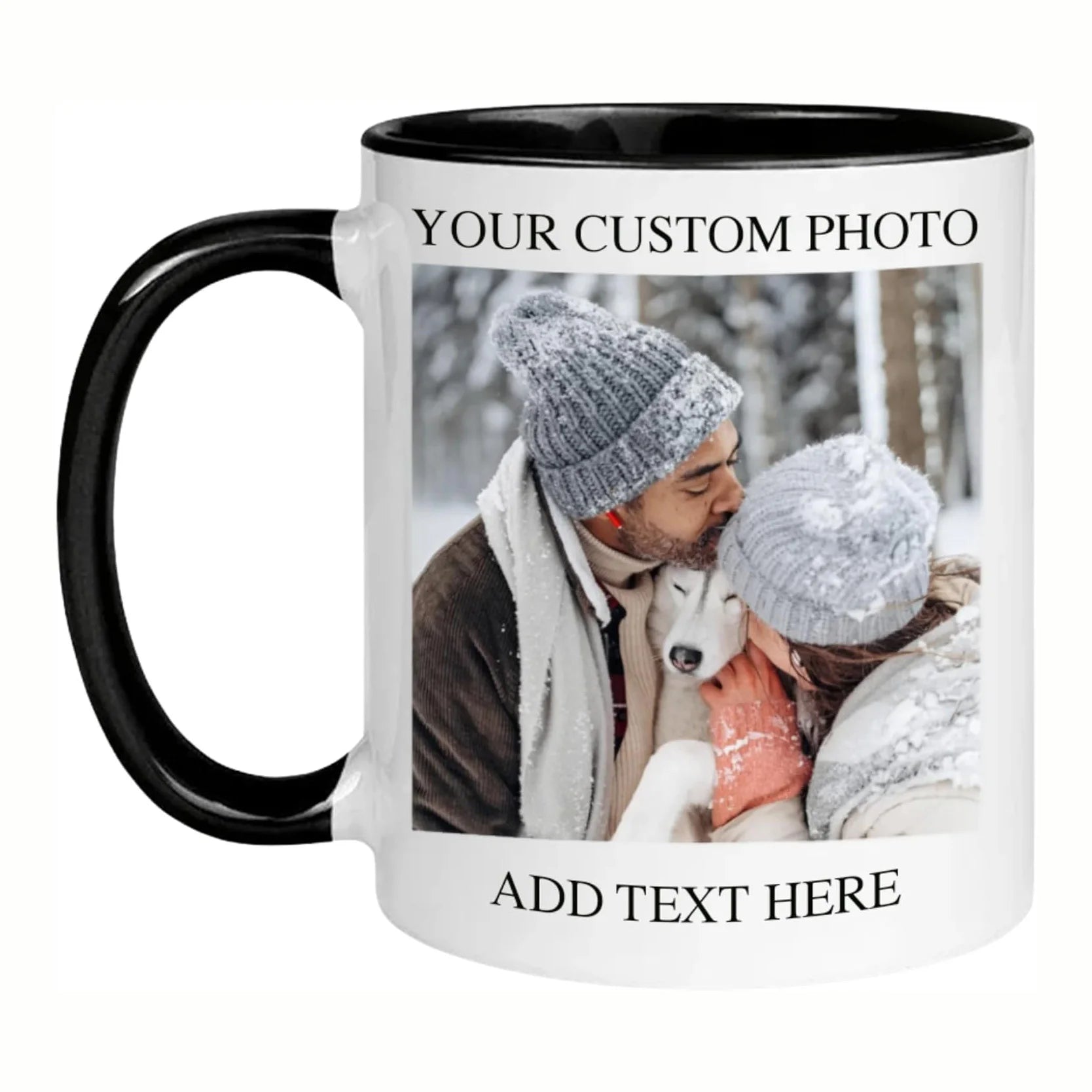 Custom 11OZ Mug White Handle Wide Mouth 350ml Ceramic Tea Cups Coffee Sublimation Heat Transfer Ceramic