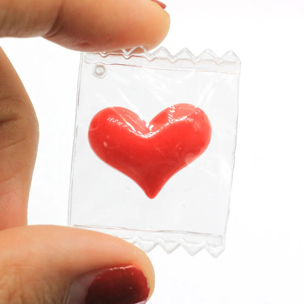 Plastic Clear Candy Bag Miniature Resin Cabochon for DIY Craft Making