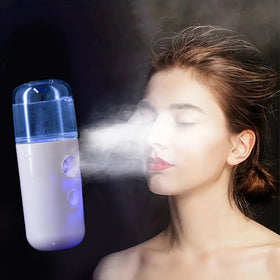 One Touch USB Rechargeable Hydrating Facial Mist Spray Portable Nano Facial Mister Steamer Nano Mist Sprayer