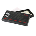 Luxury Black Custom Rigid Cardboard Lid and Based Shaped Gift Packaging Box for Golf Gloves