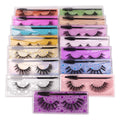 Private Label Mink False Full Strip Eyelash Vendor 3d  25mm Mink Lash Wholesale Europe
