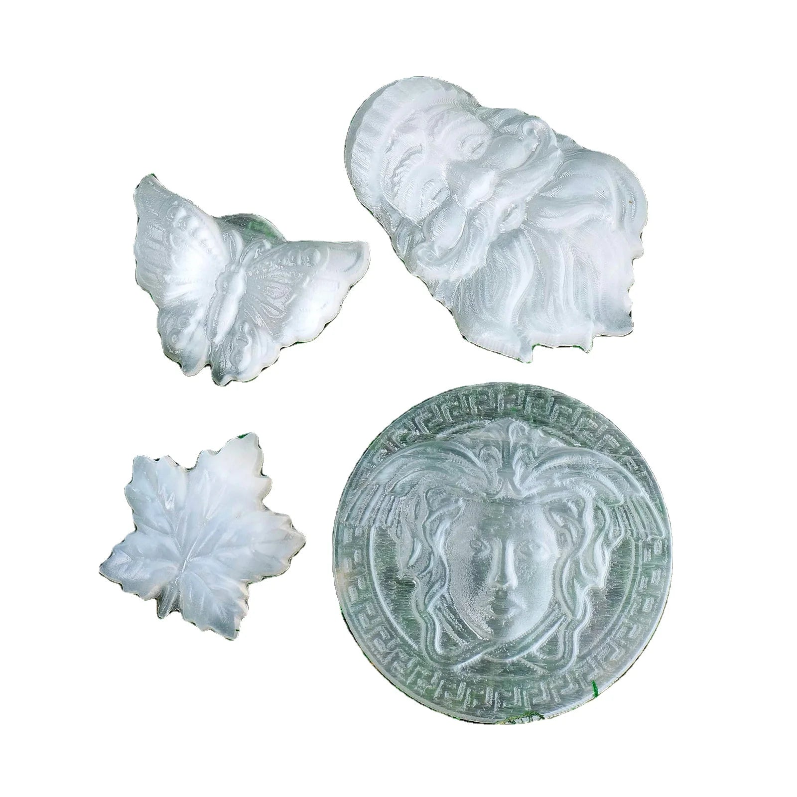 Natural Stone Carved Crystal White Selenite Statuette Healing Stone Quartz Crystal Crafts