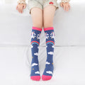 Wholesale Soft School Cotton Knee High Funny Colorful Animal Cute Kids Funny unicorn Children Socks