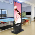 Large Ad Screen Touch Screen Displays Board Vertical Advertising Display Kiosk Interactive Digital Signage With Camera
