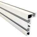 75mm Wide Aluminum Alloy Jig Fixture T Slide Track Fence for Woodworking Router Table
