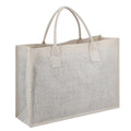 New Arrival Natural Burlap Jute Bag Wholesale Tote Shopping Eco Beach Bag Customizable Grocery Shop Bag Supplier