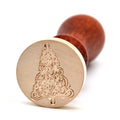 Custom Wax Seal Stamp Antique Wooden Handle Embossing Wax Seal Stamp