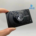 White and Matte Black Uv Stainless Steel Business Metal Cards
