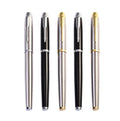 Business Gifts Executive Signature Pen Custom logo Pulpen Black Stainless Steel Pen
