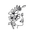 Metal Abstract Female Line Silhouette Home Wall Decoration Wall Hanging Laser Iron Beauty Art Pendant