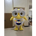 Guangzhou Factory Customized Inflatable Mascot Costume Animal Owl Plush Advertising Party Adult Costume for Sale
