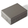 Custom Luxury Design Storage Container Boxes Ecofriendly Design Unique Texture Weaving Leather Storage Gift Box