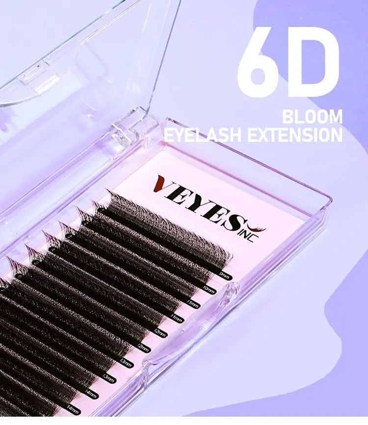 Veyelash W Shaped Customized 0.07mm YY Automatic Fanning Premade Volume Eyelash Extensions 4D 5D 6D Models Available