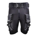 Smooth Skin Technical Diving Pants Black Neoprene Dive Shorts Big Pocket Scuba Tech Dive Wetsuit Pants Quick Dry MegaBDM
