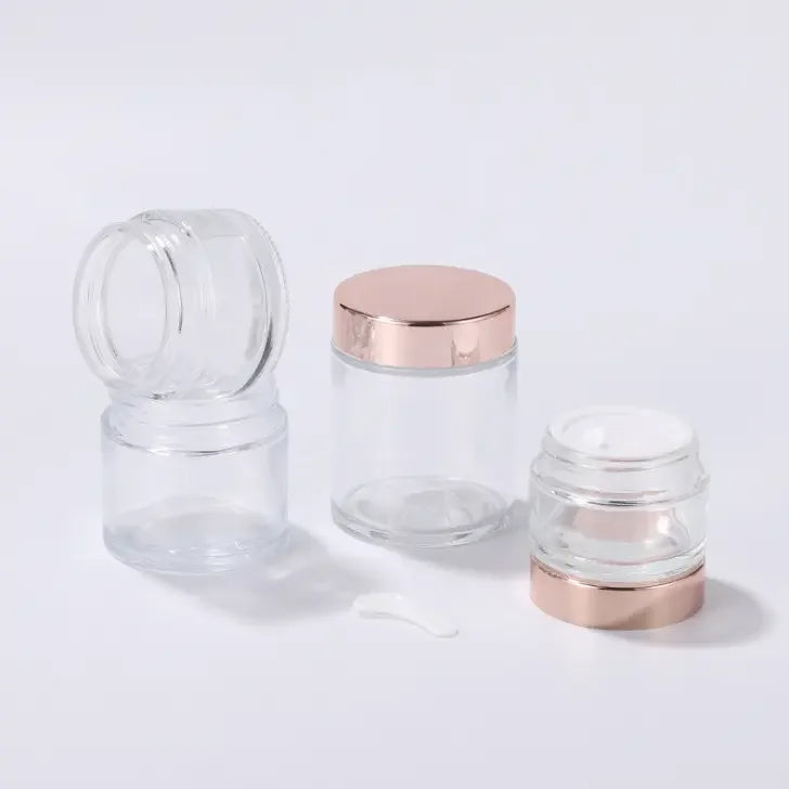 Cheap Price 5ml 10ml 15ml 20ml 30ml Luxury Screen Printing Skincare Body Cream Container Frosted Cosmetic Glass Cream Jar