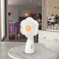 New Hand Mini Fan Night Light Usb Electric Handheld Lash Fan Dryer Rechargeable Mini Eyelash Fan Dryer for Eyelash Extension