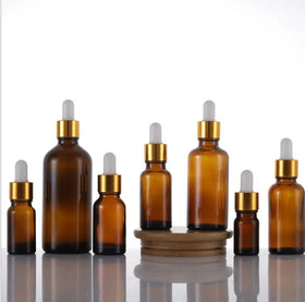 Custom Glass Dropper Bottle 5ml 10ml 15ml 20ml 30ml 50ml 100ml Essential Oil (new) 2 oz Dropper Bottle